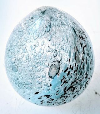 NUUTAJARVI NOTSJO Rare Egg Sculpture FINLAND Bjorn Weckstrom? Midcentury Modern 2