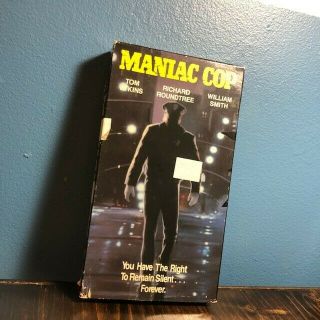 Maniac Cop (vhs,  1997) Rare Horror
