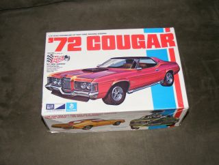 Rare Box Mpc 1972 Cougar Model Kit Box Only Mercury 47 Year Old Box