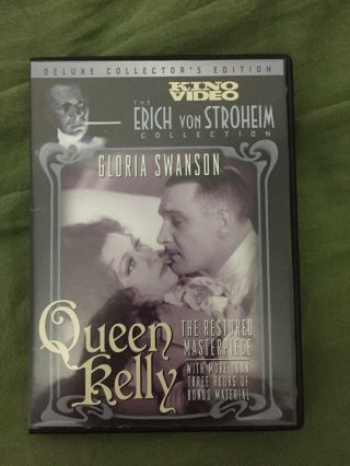 Queen Kelly 1929 Kino Dvd Erich Von Stroheim Gloria Swanson Silent Rare Oop