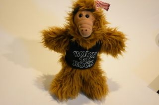 Alf Doll 1988 Born To Rock Rare Tv Stuffed Burger King