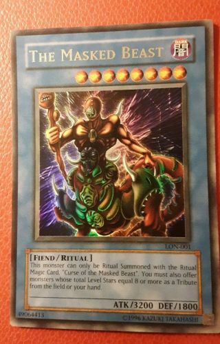 Yugioh The Masked Beast Lon - 001 Ultra Rare