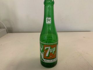 Rare Vintage 7 Up Bottle 7 Fl.  Oz.  Rochester Mn