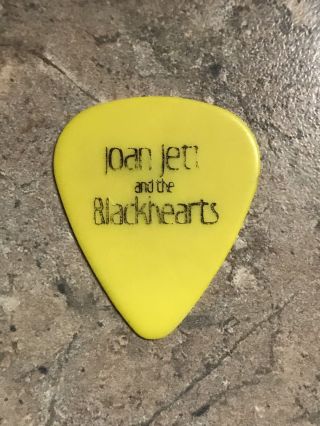 Joan Jett “tommy Byrnes” Guitar Pick “very Rare” Stage