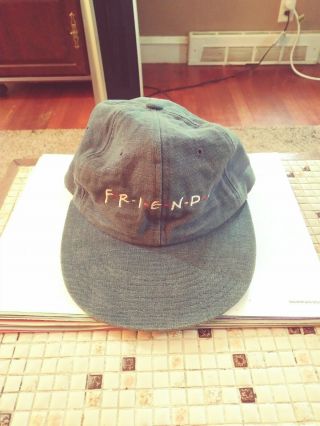 1995 Warner Brothers " Friends " Vintage Baseball Cap " Extremely Rare "