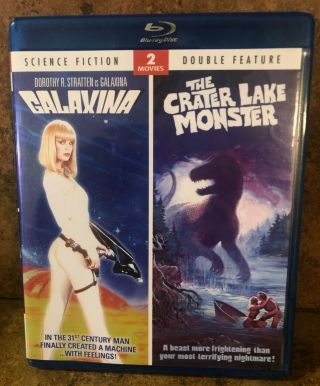 Galaxina/the Crater Lake Monster (blu - Ray Disc,  2011) Rare Oop Cult Scifi Horror