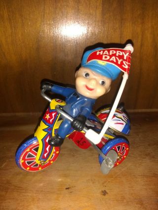 Rare Happy Days Police Tricycle 1950 