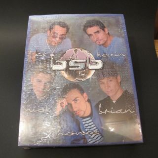 Rare Backstreet Boys Paper Gift Box Set - Nib - Notebooks,  Folder,  Pencil