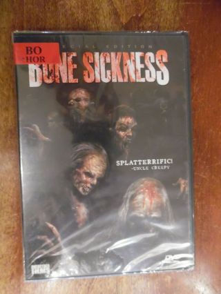 Bone Sickness Cult Horror Dvd - Rare Horror Film Oop