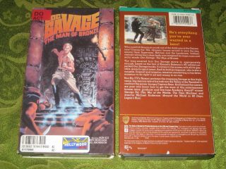 Doc Savage The Man Of Bronze Vhs Video Ron Ely Rare Movie Not On Dvd