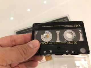 Tdk Sa - X90 Compact Cassette - - Rare - Made In Japan - Sa X - Sax 90 - 1pcs