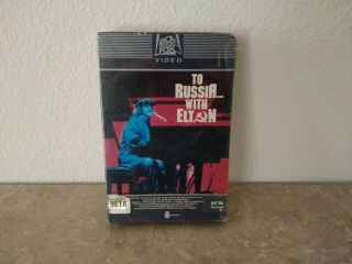 To Russia.  With Elton 1979 Concert (beta,  1987) Elton John Not Vhs,  Big Box Rare