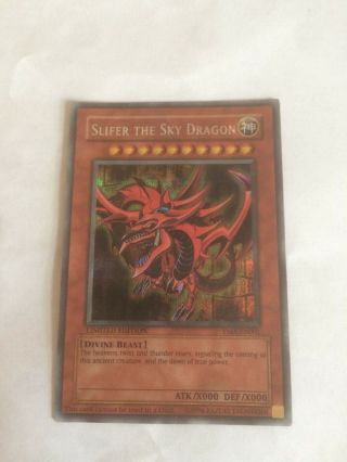 Yugioh Slifer The Sky Dragon Yma - En001 Secret Rare