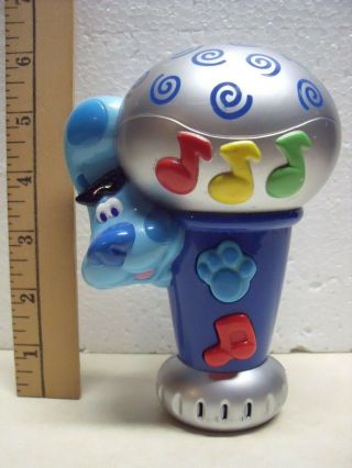Blues Clues Dog Interactive Singing Microphone Mail Time Sing A Long Rare Mattel
