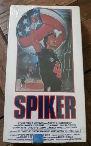 Spiker 1984 Vhs Oop Rare Volleyball Sports Olympic Team Usa Lightning Video