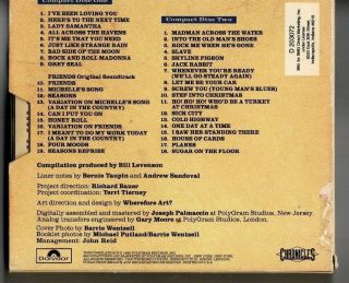 ELTON JOHN - RARE MASTERS 2 CD ' S (FRIENDS SOUNDTRACK/MADMAN ACROSS THE WATER) 2