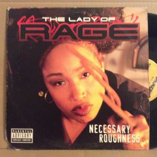 Rare Hip Hop Lady Of Rage Death Row Necessary Roughness Og 1997 2 Lp