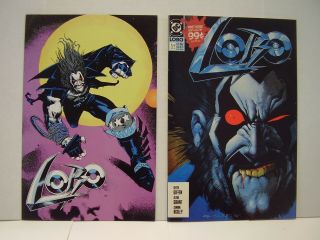 Lobo 1 - 4 - Complete 1st Series - W/ Rare Promo Poster - Unread Nm/m