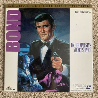 James Bond 007 - On Her Majesty’s Secret Service Laserdisc - Rare