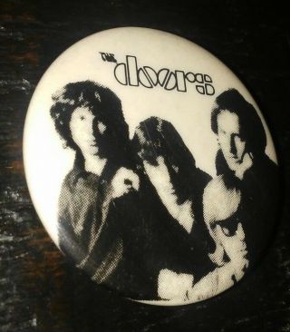The Doors Rock N Roll Music Band Button Pin Memorabilia Rare Vintage