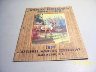 Rare 1955 National Wildlife Federation Restoration Week Poster Stamp Album