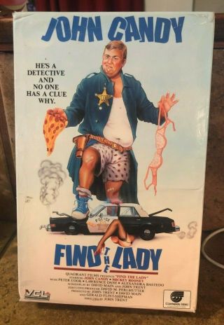 Find The Lady (vhs) Continental Video Big Box John Candy Comedy Rare