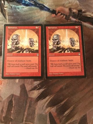Magic The Gathering (mtg) Stronghold X2 Ruination - Nm Unplayed