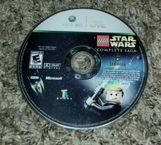 Lego Star Wars: The Complete Saga Disc Only (microsoft Xbox 360) Rare S&h