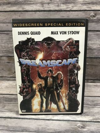 Dreamscape (dvd,  1984,  Special Edition) Dennis Quaid,  Max Von Sydow,  Sci Fi Rare