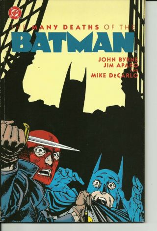 Many Deaths Of The Batman Tpb Rare 1st Printing 433 - 435 John Byrne Jim Aparo