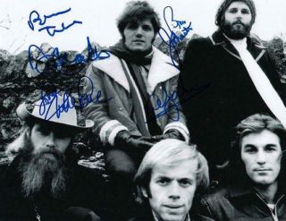 Reprint - Beach Boys Rare Signed 8 X 10 Photo Poster Rp Brian Wilson