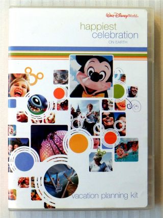 Walt Disney World - Vacation Planning Kit Dvd Video Happiest Celebration Rare