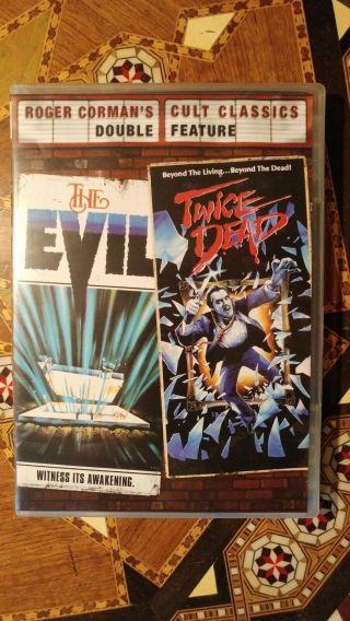 Rare Horror Dvd The Evil/ Twice Dead Double Feature.