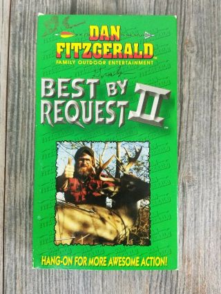 Dan Fitzgerald Best By Request 2 Whitetail Deer Hunting Video Vhs Rare