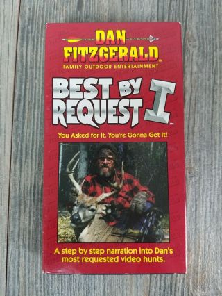 Dan Fitzgerald Best By Request 1 Whitetail Deer Hunting Video Vhs Rare