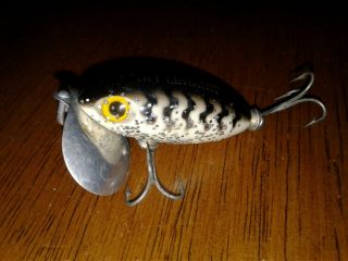 Fishing Lure Fred Arbogast Jitterbug In Rare Color - Glitter