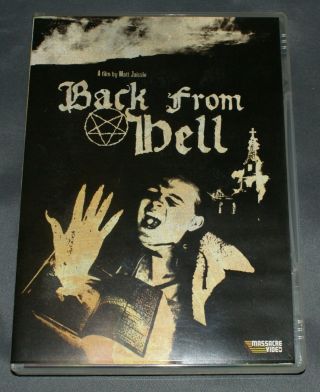 Back From Hell Dvd Rare Oop Massacre Video Horror Sov Gore B - Movie