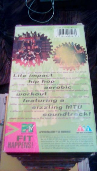 MTV The Grind Workout Hip Hop Aerobics (1995) VHS music television exercise RARE 2