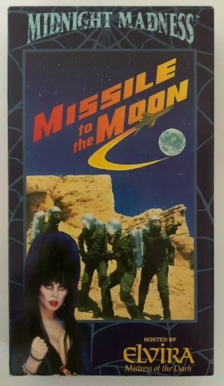 Missile To The Moon Midnight Madness Hosted By Elvira Rare & Oop Rhino Video Vhs