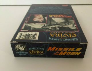 Missile To The Moon Midnight Madness Hosted by Elvira Rare & OOP Rhino Video VHS 4