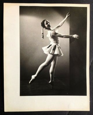 Helene Kirsova.  Rare Vintage Photograph.  Ballet Russe.  Danish Prima Ballerina.