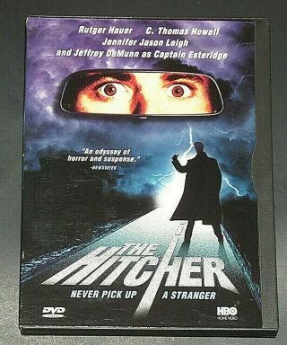 The Hitcher (dvd,  1986) Rutger Hauer,  C.  Thomas Howell,  Cult Horror Rare Usa