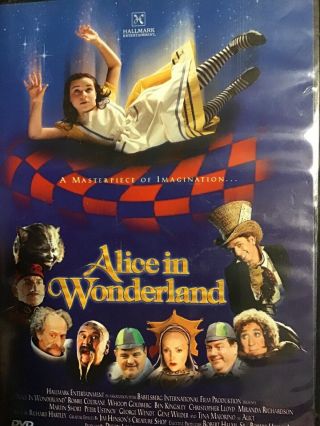 Alice In Wonderland (dvd,  1999) Hallmark - Rare Out Of Print