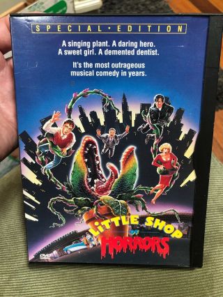 Little Shop Of Horrors Dvd - Rare 1998 Recalled Version With Alternate Ending