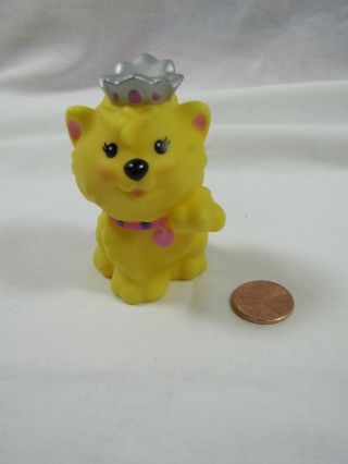 Fisher Price Little People Princess Puppy Dog Royal Pet For Royal Kingdom Rare