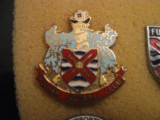 Rare Old Fulham Football Club (4) Enamel Brooch Pin Badge