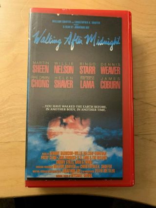 Walking After Midnight 1988 Movie Vhs Ringo Starr Martin Sheen Cult Rare