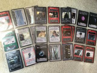 Star Wars Ccg 28 Japanese Cards (rare,  U,  And C) By Decipher