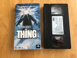 The Thing (vhs Tape,  1996,  Pan Scan) Rare Classic Horror Movie