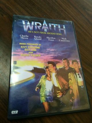 The Wraith Fullscreen (dvd) Charlie Sheen Randy Quaid Rare Pg - 13 Sherilyn Fenn
